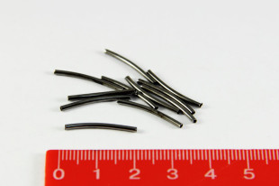 бусины металлические трубочки