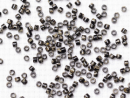Бисер Япония MIYUKI Delica цилиндрический 11/0 5г DB2261 дымный черный, непрозрачный пикассо